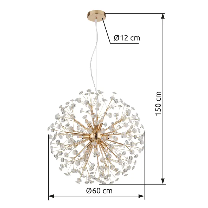 Luster Globo 64135H2 9x3,5W G9 230V IP20